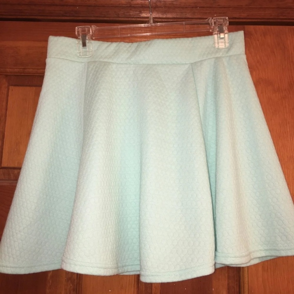 Mint green soft skirt